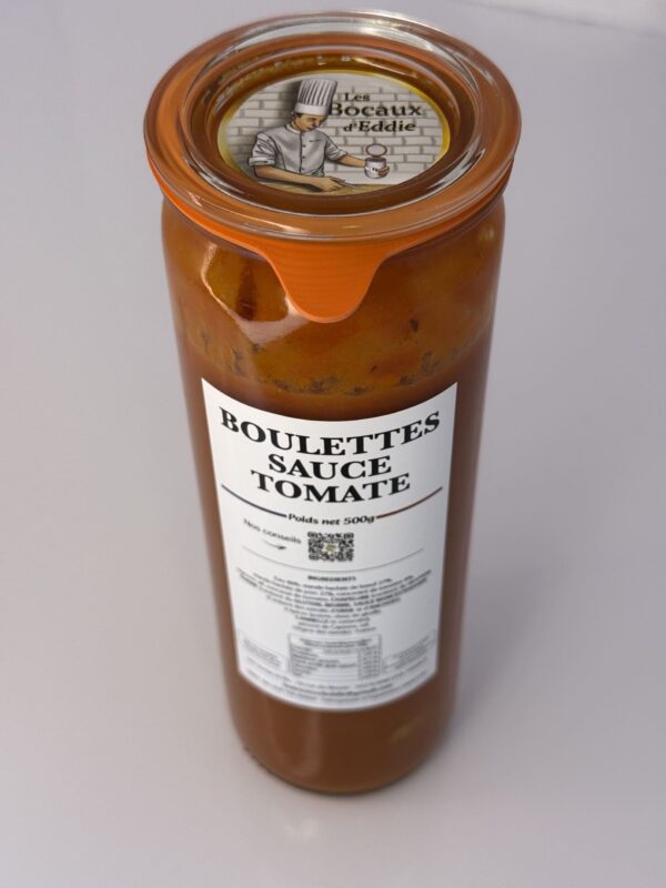 Boulettes sauce tomate - Goûtu Eddie Terrier 59270 Bailleul