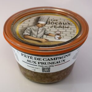 Pâté de campagne aux pruneaux - Goûtu Eddie Terrier 59270 Bailleul