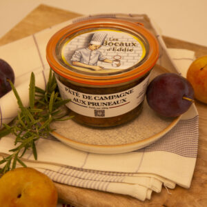 Pate pruneaux bocaux bijgesneden